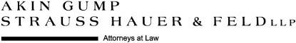 (AKIN GUMP STRAUSS HAUER & FELD LLP)